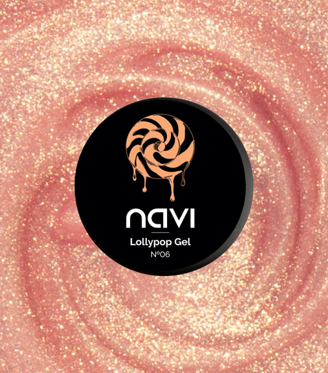 Жемчужный гель с эффектом втирки Lollypop Gel 06