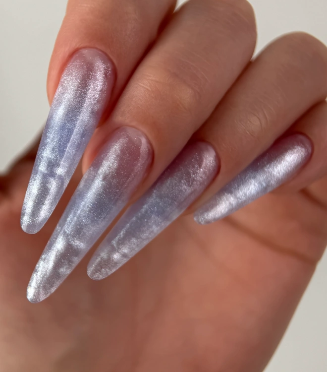Полигель для наращивания и моделирования Nano Polygel Lilac Shimmer 15 мл