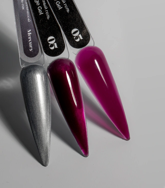 Набор гель-лак Mercury и витражный гель Vintage Gel 05