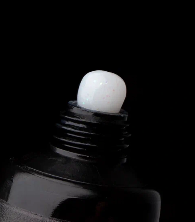 Полигель для наращивания и моделирования Nano Polygel Milk Shimmer 15 мл