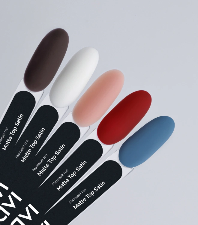 Набор топов для ногтей (глянцевый, молочный, матовый)