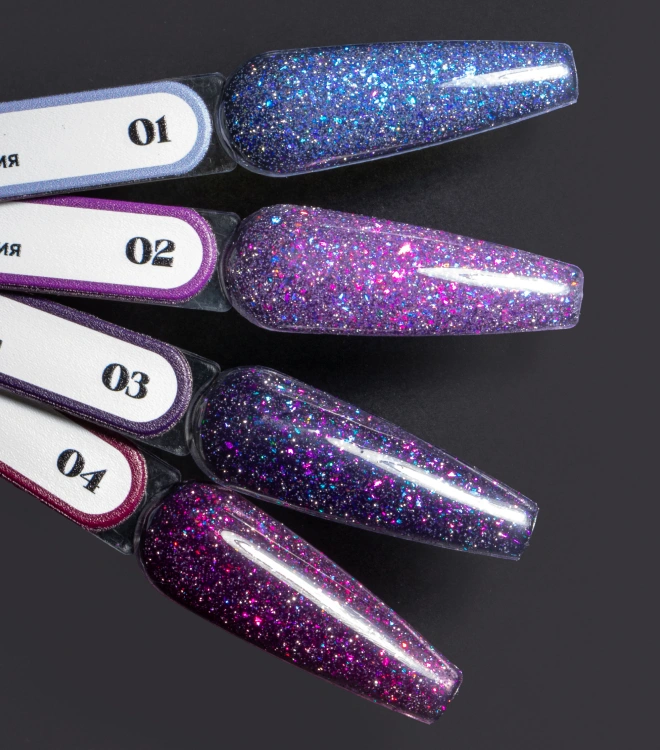 Светоотражающий гель с хлопьями юки Аномалия 04