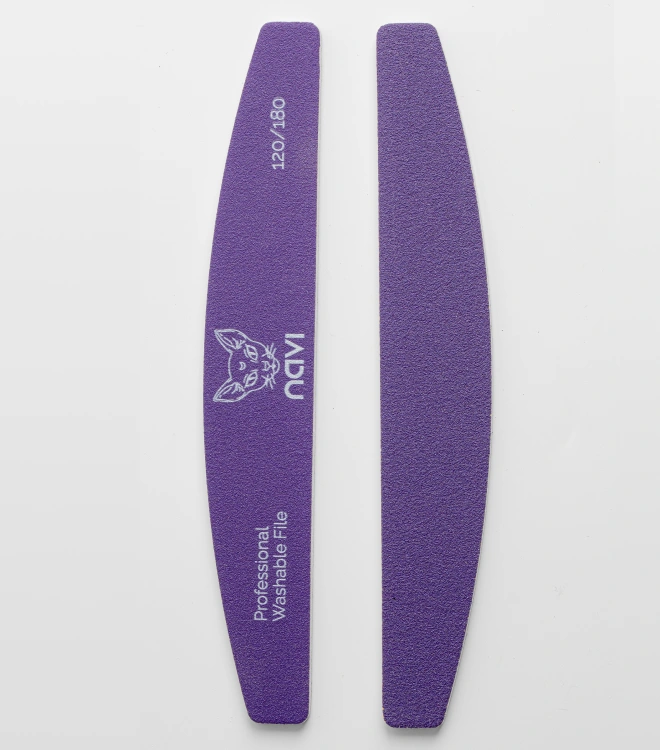 Пилки-лодочки для маникюра 120/180 набор 10 штук