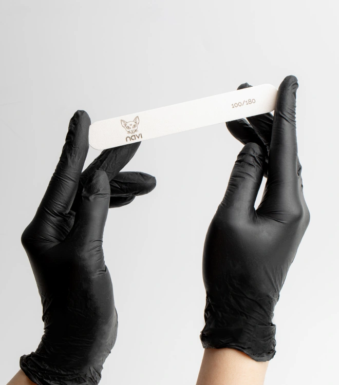 Пилки для маникюра 100/180 набор 15 штук