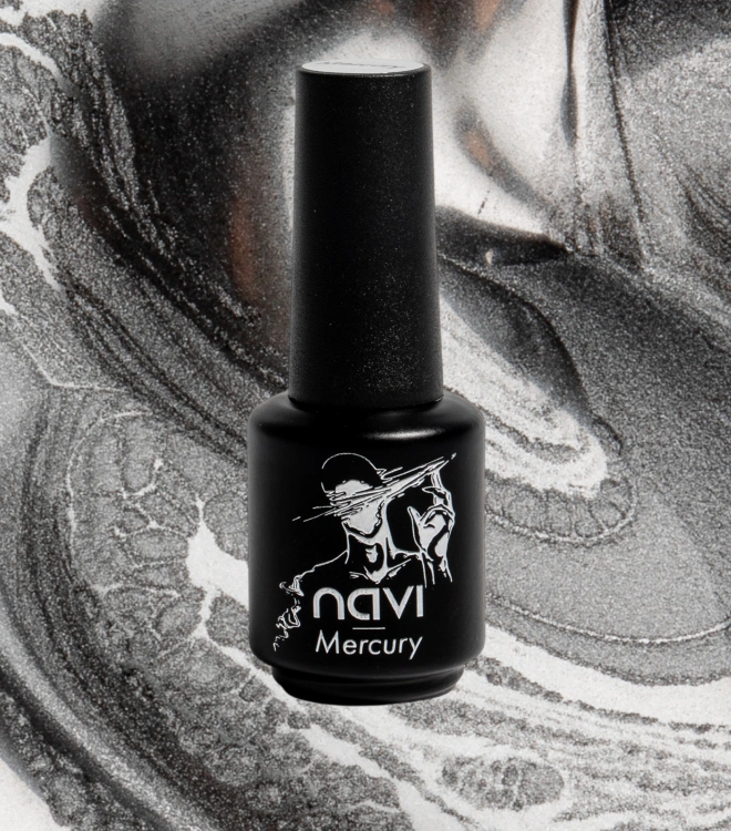 Набор гель-лак Mercury и витражный гель Vintage Gel 05