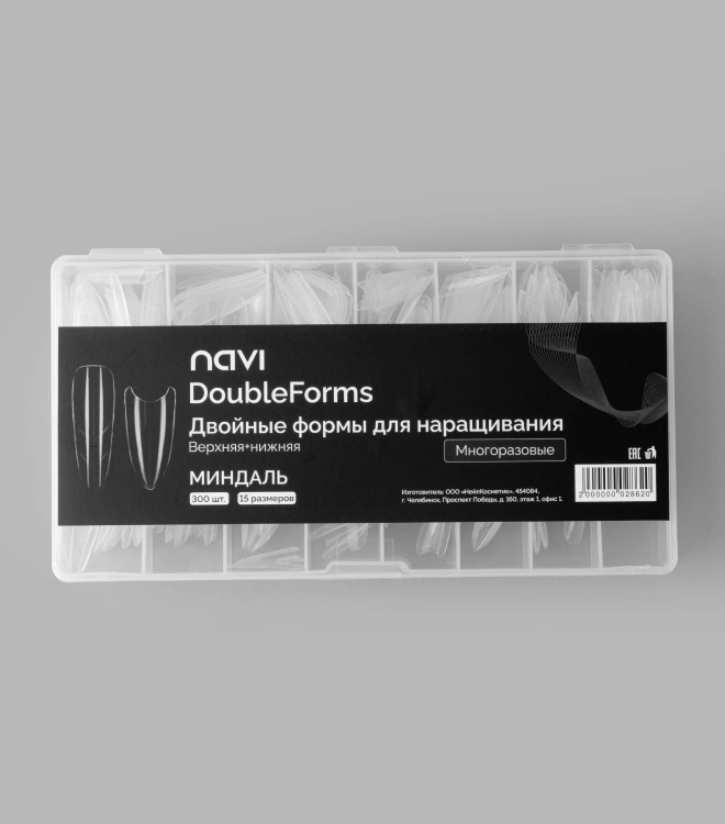 Двойные формы для наращивания DoubleForms миндаль