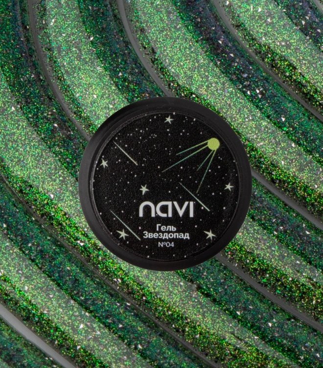 Светоотражающий гель с эффектом кошачьего глаза Звездопад 04