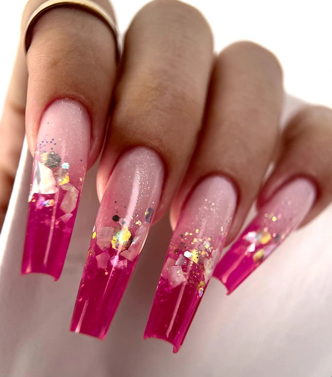 Витражный гель для наращивания и моделирования Vintage Gel 02