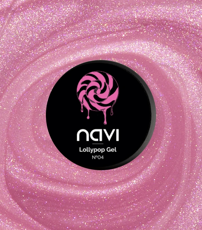 Жемчужный гель с эффектом втирки Lollypop Gel 04