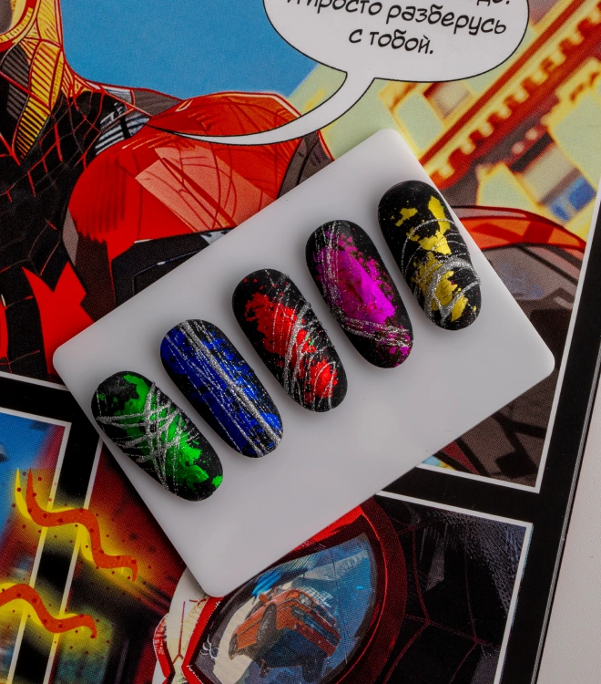 Гель-краска паутинка Spider Gel 01