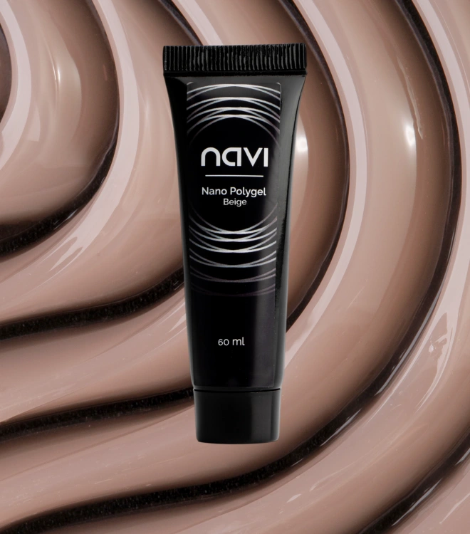 Полигель для наращивания и моделирования Nano Polygel Beige 60 мл
