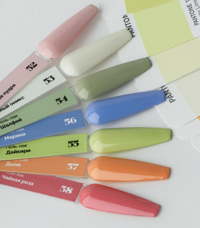 Цветной гель-лак Pantone шалфей 54