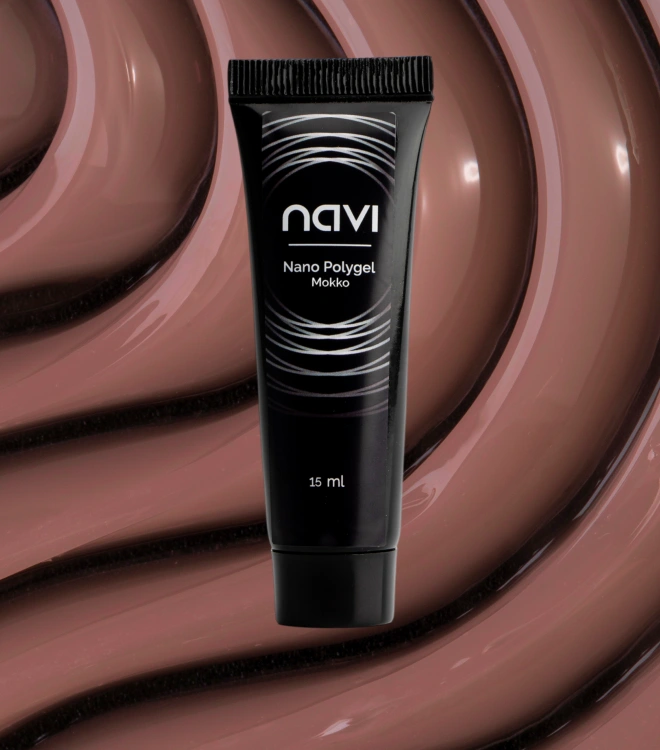 Полигель для наращивания и моделирования Nano Polygel Mokko 15 мл