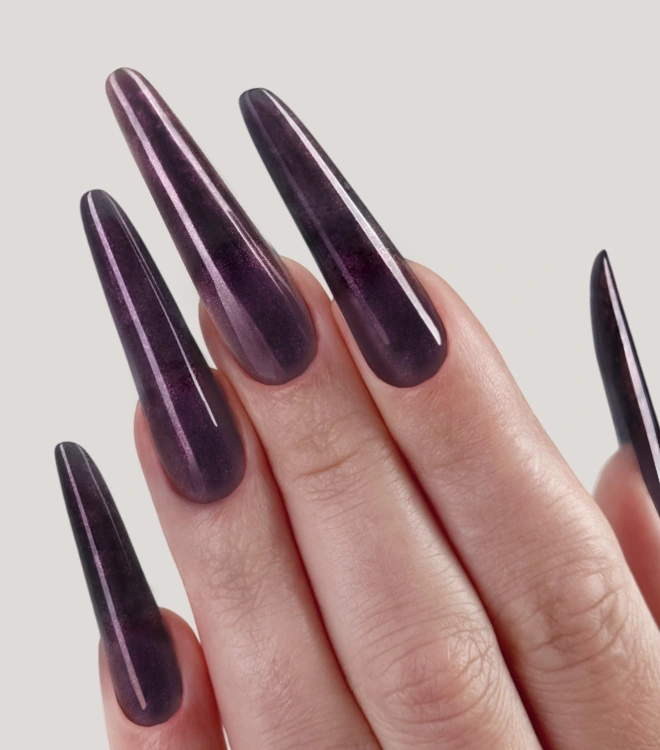 Полигель для наращивания и моделирования Nano Polygel Black Shimmer 15 мл