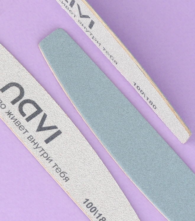 Пилки для маникюра 100/180 набор 20 штук