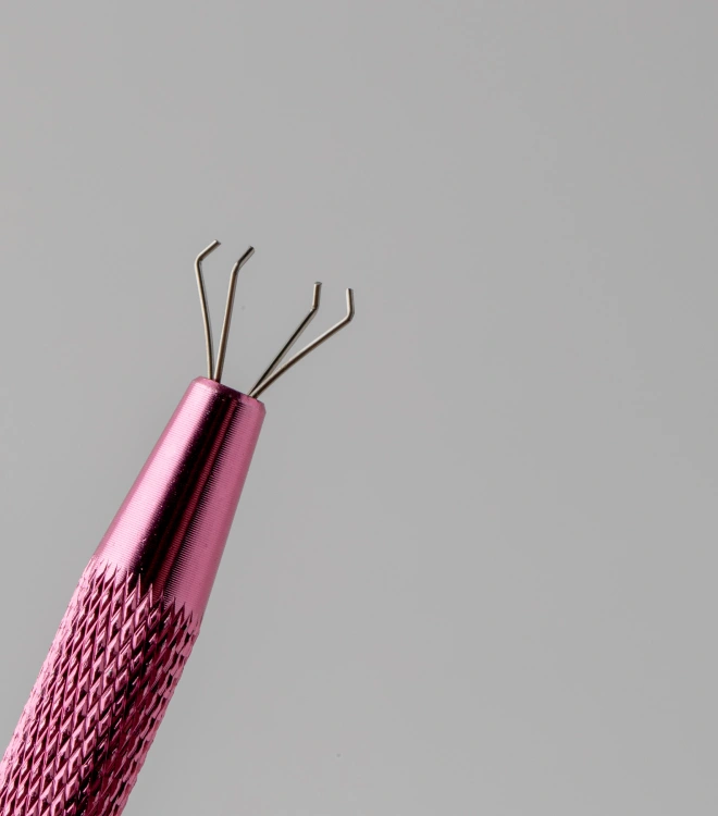 Набор для аэропуффинга с розово-желтыми спонжами