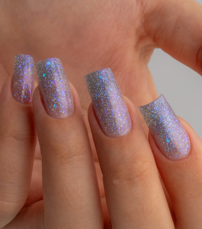 Светоотражающий гель с хлопьями юки Аномалия 01