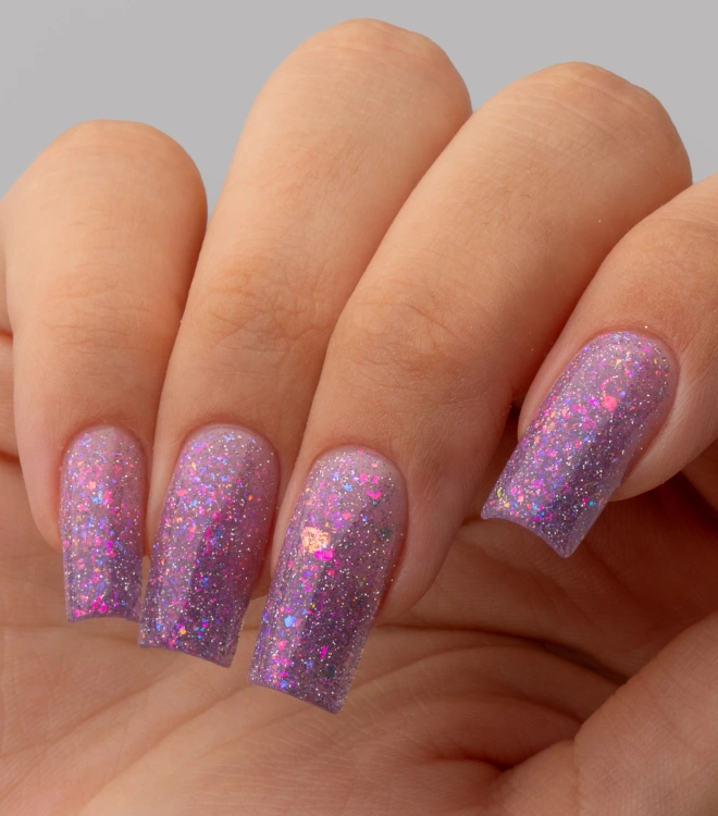 Светоотражающий гель с хлопьями юки Аномалия 02