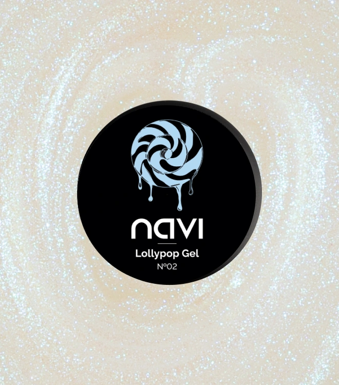 Жемчужный гель с эффектом втирки Lollypop Gel 02