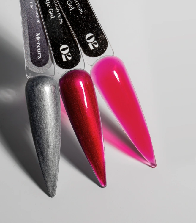 Набор гель-лак Mercury и витражный гель Vintage Gel 02