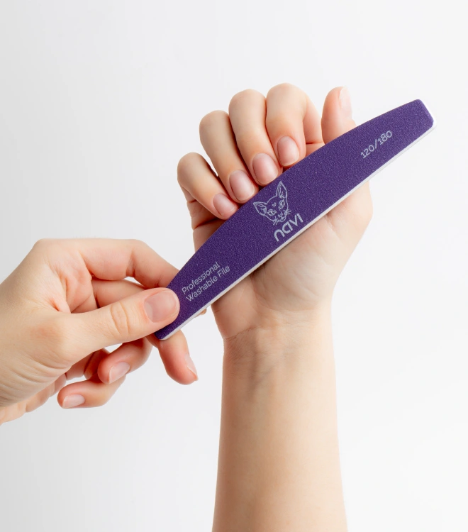 Пилки-лодочки для маникюра 120/180 набор 10 штук