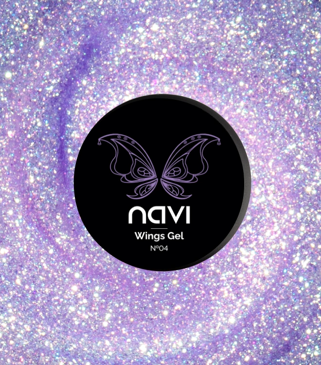 Гель для наращивания и укрепления с шиммером Wings gel 04
