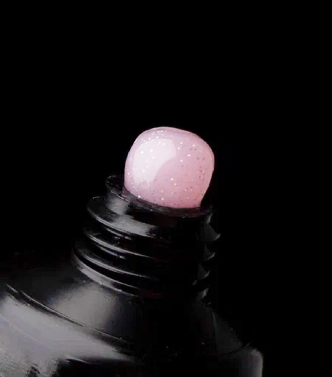 Полигель для наращивания и моделирования Nano Polygel Light Lilac Shimmer 15 мл