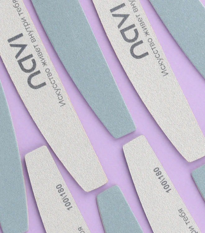 Пилки для маникюра 100/180 набор 20 штук