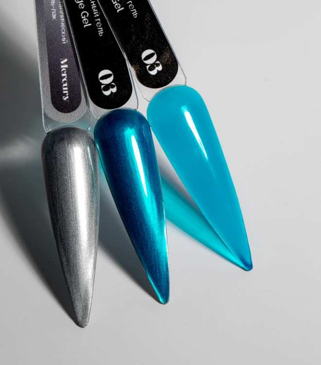 Набор гель-лак Mercury и витражный гель Vintage Gel 03