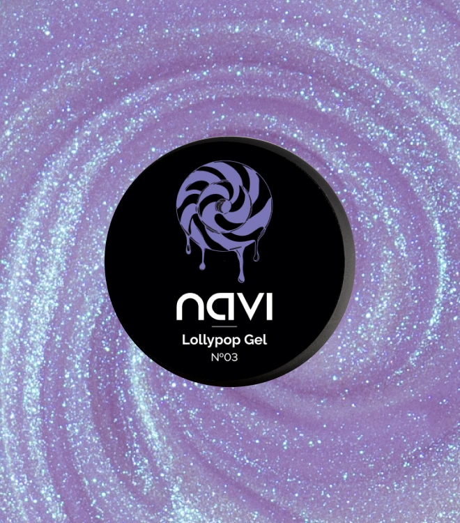 Жемчужный гель с эффектом втирки Lollypop Gel 03