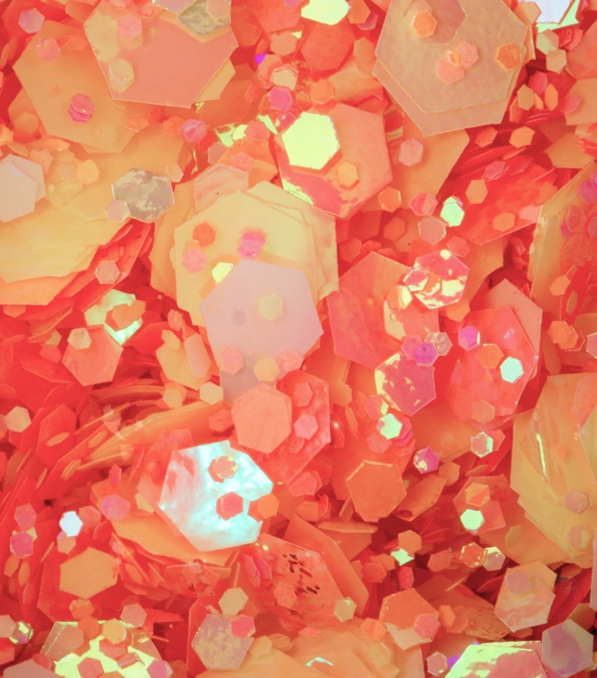 Гель для дизайна с глиттером Bubble tea 05