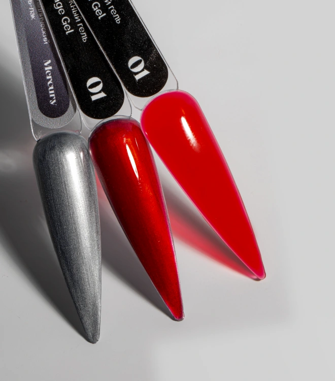 Набор гель-лак Mercury и витражный гель Vintage Gel 01