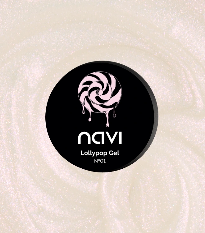 Жемчужный гель с эффектом втирки Lollypop Gel 01