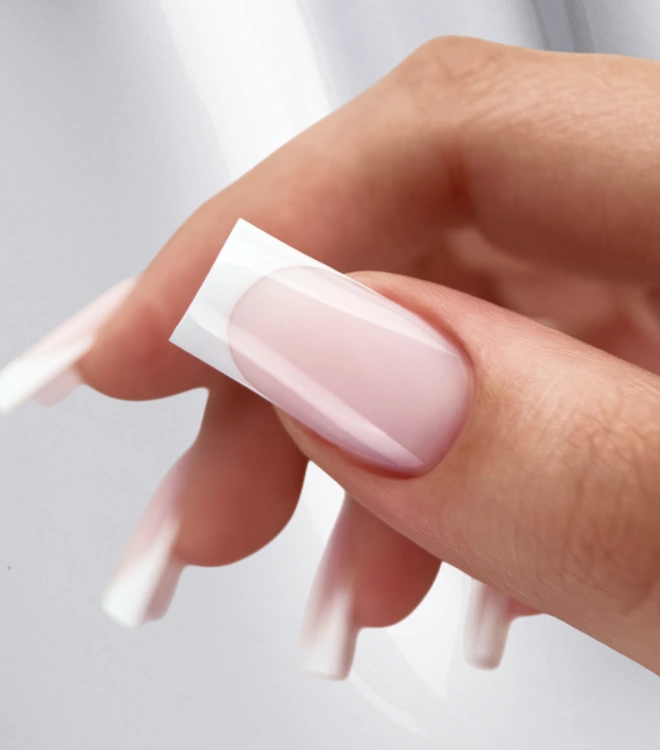 Цветной гель-лак White French 01